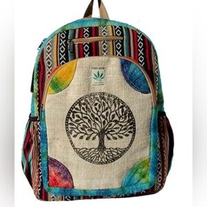 Gurkha Handmade HEMP COTTON Unique design Himalayan Backpack